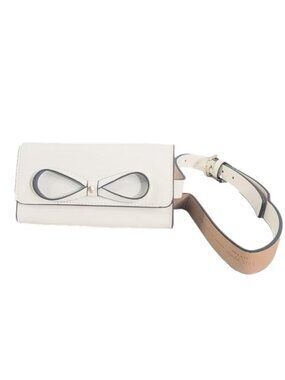 Kate Spade New York Adjustable Bow Belt Bag White L/XL